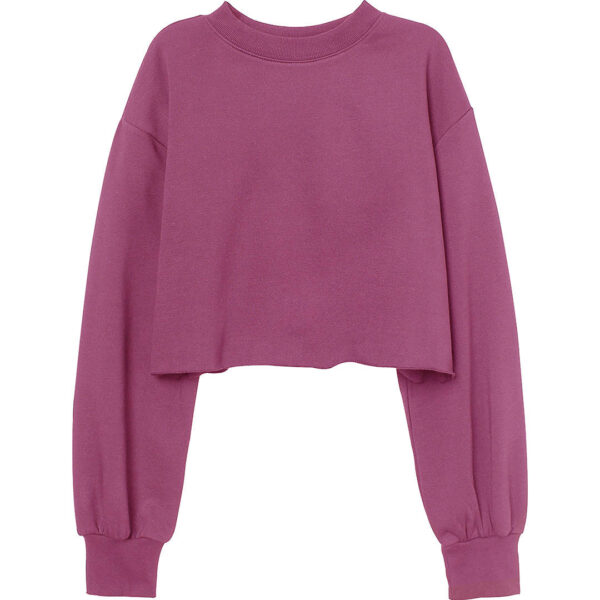 Women's Lightweight Crop Crewneck Sweatshirt